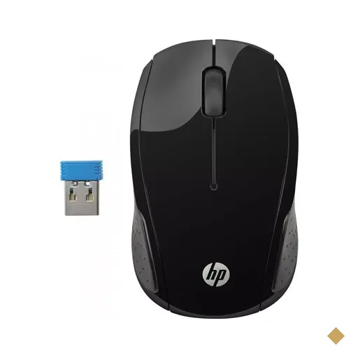 Mouse HP X200 Óptico 1000dpi Preto Wireless