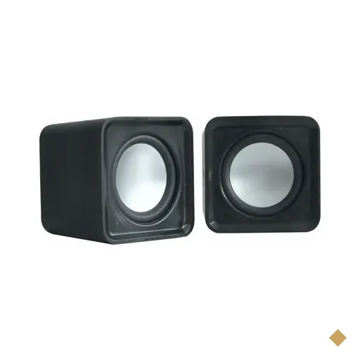 Caixa de Som K-Mex Mini Speaker 2.0 SP-8900 4W RMS USB/P2 - Preta