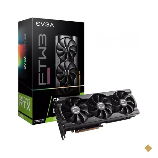 Placa de Vídeo EVGA GeForce RTX 3060 Ti FTW3 Ultra Gaming 8GB GDDR6 256-bit…