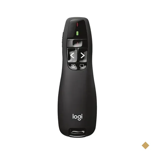 Apresentador sem fio Logitech R400 com Laser Pointer Vermelho, Conexão USB e…