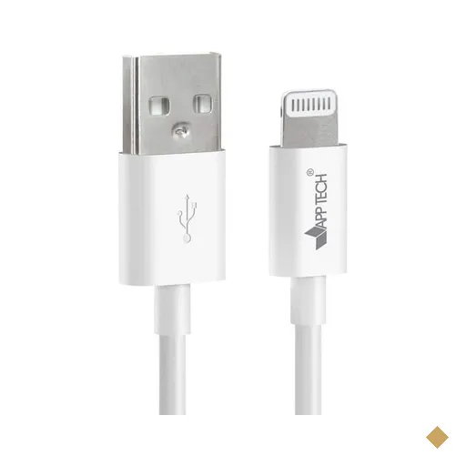 Cabo USB para Lightning, 3m, Branco, App-tech - PT 1 UN