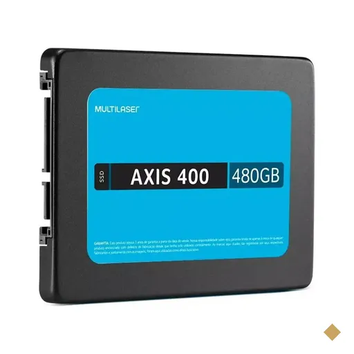 SSD Multilaser AXIS 400 480GB SATA 6.0Gb/s 2,5″ SS401