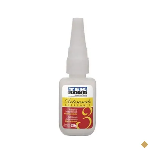 Cola instantânea 20g adesivo p/ artesanato N3 TekBond PT 1 UN