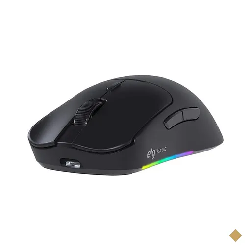 Mouse Gamer Wireless Kaus, 12800 DPI, 6 Botões, RGB, Conexão Tri-Mode, ELG -…