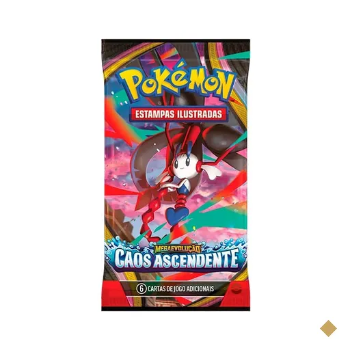 Booster Pokémon TCG, Pokémon Caos Ascendente, Pacote com 6 cartas cada…