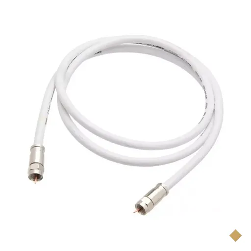 Cabo Coaxial Série 06 67% 7mm Branco 5m c/ Conector - MEGATRON