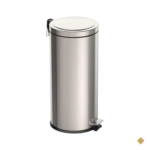 Lixeira inox com pedal, 30L, 94538130, Tramontina CX 1 UN