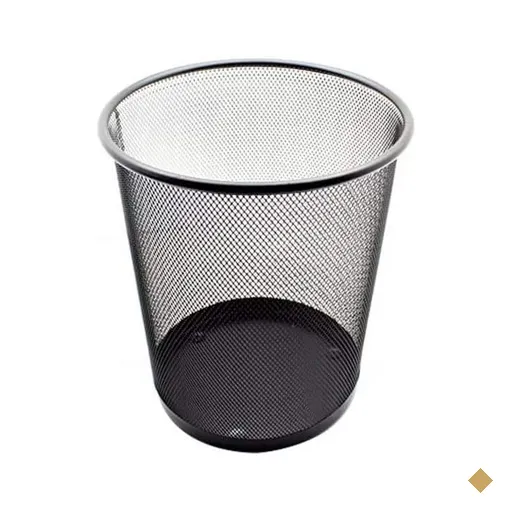 Cesto de lixo redondo, 13 L, Aramado, Preto, B83515, Spiral Office PT 1 UN