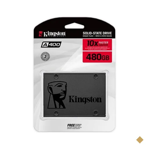 SSD 480GB 500mbs, Leitura 500MB/s, Gravação 450MB/s Kingston BT 1 UN