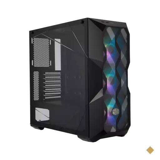 Gabinete Cooler Master MasterBox TD500 Mesh (3 Fans ARGB Incluso), Lateral em…