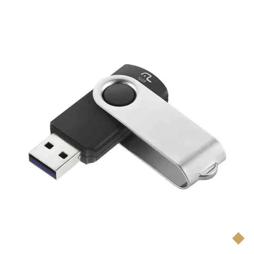 Pen Drive 32GB USB 2.0 Twist preto PD589 Multi - BT 1 UN