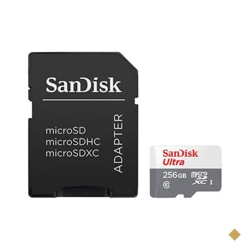 Cartão de Memória MicroSD, Ultra, 256GB, SDSQUNR, SanDisk BT 1 UN