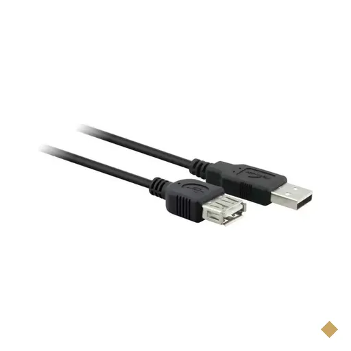 Cabo Extensor USB 2.0 Tipo-A (M) x USB Tipo-A (F) 1,8m - Fortrek