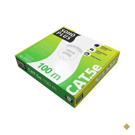 Cabo de Rede CAT.5E 100m az.claro Sohoplus Furukawa CX 1 UN