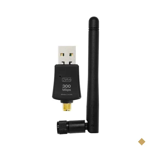Adaptador wireless N 300 mbps, antena externa, UWF801, 2Plug BT 1 UN