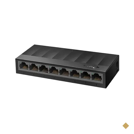 Switch 8 Portas, 10/100/1000, Não Gerenciável, LS1008G, Tp Link - CX 1 UN