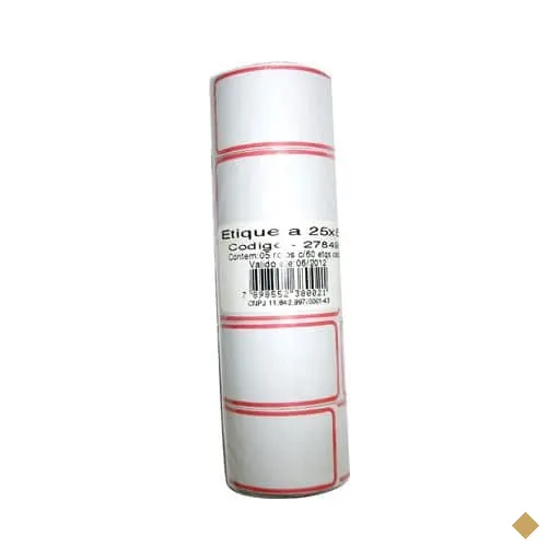Etiqueta adesiva para preço 25x50mm com 300 unidades Jr PT 1 UN