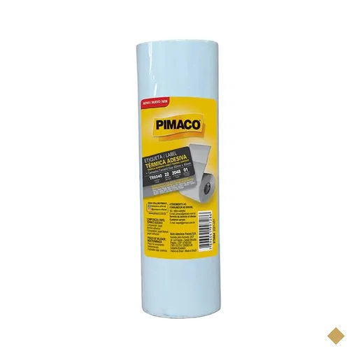 Etiqueta térmica PIMACO 60mm x 40mm para impressora e balança, 1 carreira, 4…