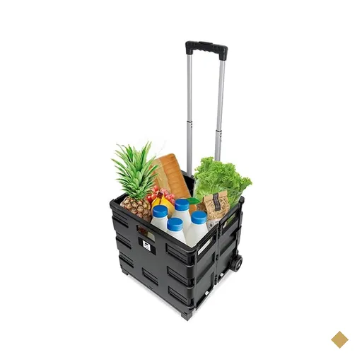 Carrinho multiuso dobrável, suporta até 35kg, S38B, Easy Space - CX 1 UN