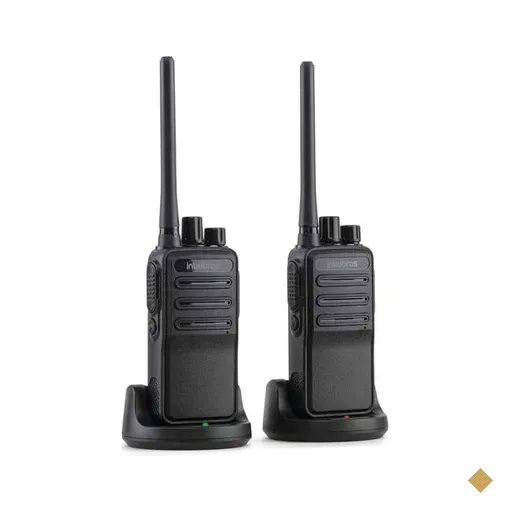 Kit com 2 Rádios Comunicadores, com alcance de 20Km, RC3002 G2, Intelbras - CX…