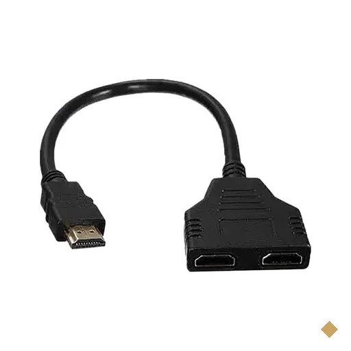 Cabo adaptador HDMI para 2 HDMI Fêmea, 20cm, 5441, Md9 - BT 1 UN