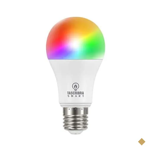 Lâmpada Inteligente Smart LED WiFi, RGB, Bivolt, 10W, Taschibra - UN 1 UN