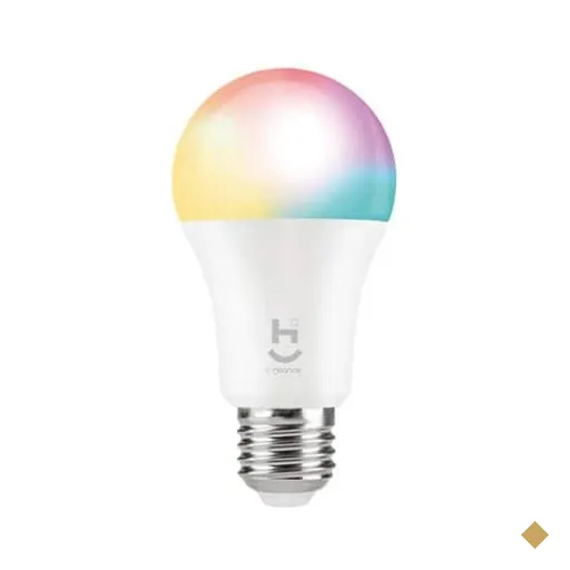 Lâmpada Inteligente Smart RGB WiFi, E27, Bivolt, 9W, HIE27QF, Geonav - PT 1 UN