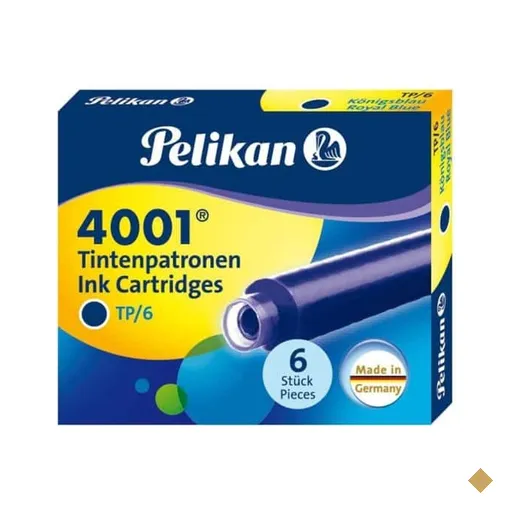 Cartucho p/caneta tinteiro azul royal 301176 Pelikan CX 6 UN