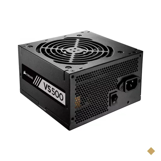 Fonte Corsair 500W VS Series ATX12V v2.31 VS500 80PLUS White
