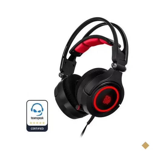Headset Thermaltake Tt eSPORTS Cronos Riing RGB 7.1 USB - Preto