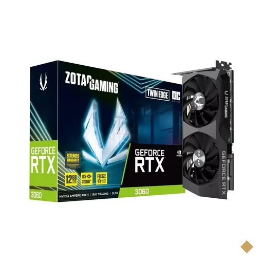 Placa de Vídeo Zotac GeForce RTX 3060 Gaming Twin Edge OC 12GB GDDR6 192-bit…