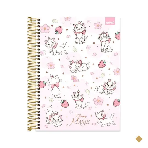Caderno Universitário, Capa Dura, 10 x 1, 160 Folhas, Marie, 2642776, Spiral…