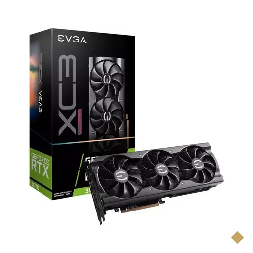 Placa de Vídeo EVGA GeForce RTX 3070 XC3 Ultra Gaming 8GB GDDR6 256-bit PCI-E…