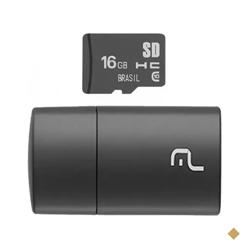 Pendrive 2 em 1 - microSD 16GB Classe 10 (Pendrive, Cartão microSD) USB 2.0…