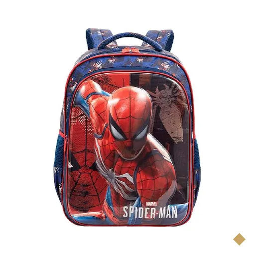 Mochila Escolar em Poliéster, Homem-Aranha / Spider-Man Marvel, 13372, Xeryus…