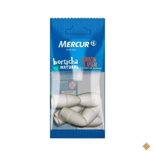 Borracha Ponteira Branca Mercur - PT 6 UN