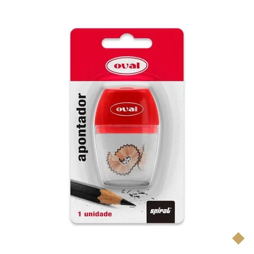 Apontador com Depósito vermelho, 8132, Oval BT 1 UN