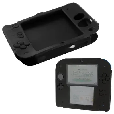 Capa Protetora Silicone Para Nintendo 2ds Preto