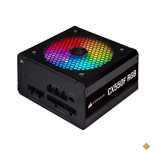 Fonte Corsair 550W CX-F Modular Series (BR) ATX12V v2.4 CX550F RGB 80 PLUS…