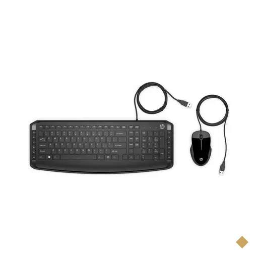 Kit Teclado e Mouse HP Pavilion 200 USB Preto