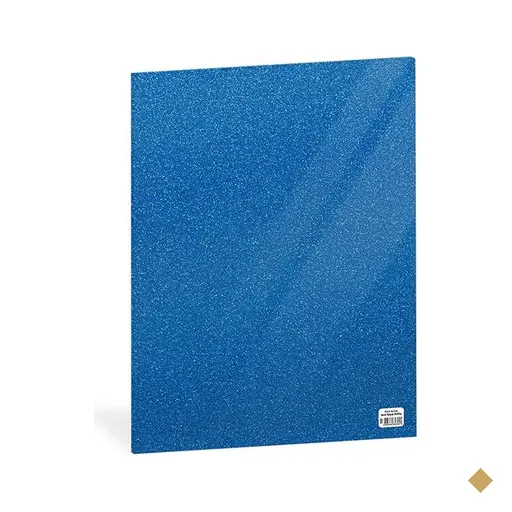Folha em EVA Azul Royal com Brilho, 60 x 40cm x 2mm, Spiral - 1 UN