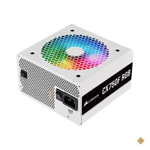 Fonte Corsair 750W CX-F White Modular Series (BR) ATX12V v2.4 CX750F RGB 80…