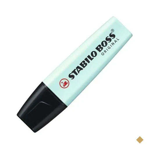 Pincel Marca texto Boss azul pastel, 527600, Stabilo - UN 1 UN