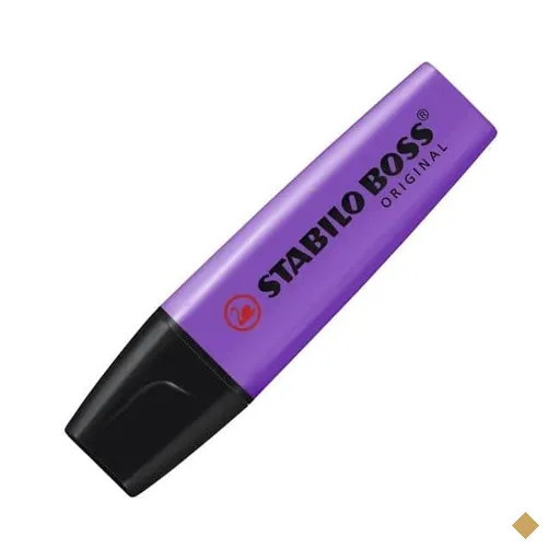 Pincel Marca texto Boss Violeta, 70/55, Stabilo - UN 1 UN