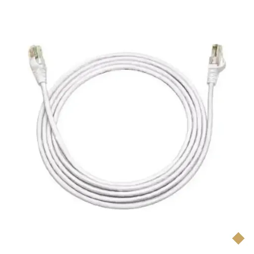 Cabo de Rede RJ-45 CAT5e 10m Branco - Pluscable