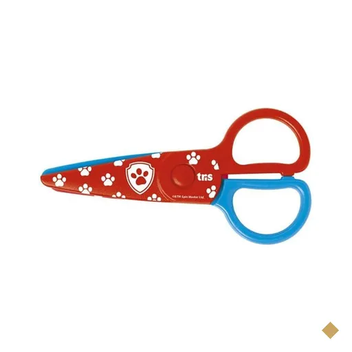 Tesoura Escolar Plástica Patrulha Canina - Paw Patrol Tris - BT 1 UN