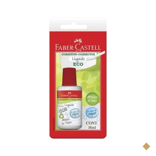 Corretivo Líquido Eco 18ml Faber-Castell BT 1 UN