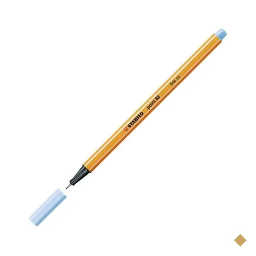 Caneta hidrográfica azul glacial 0,4mm Point 88/11 Stabilo UN 1 UN