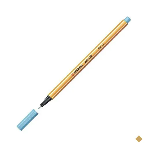 Caneta hidrográfica azul 0,4mm Point 88/57 Stabilo UN 1 UN