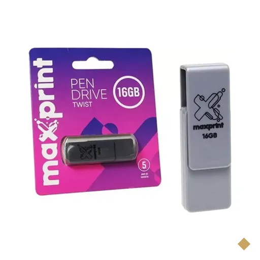 Pendrive Maxprint Twist 16GB USB 2.0